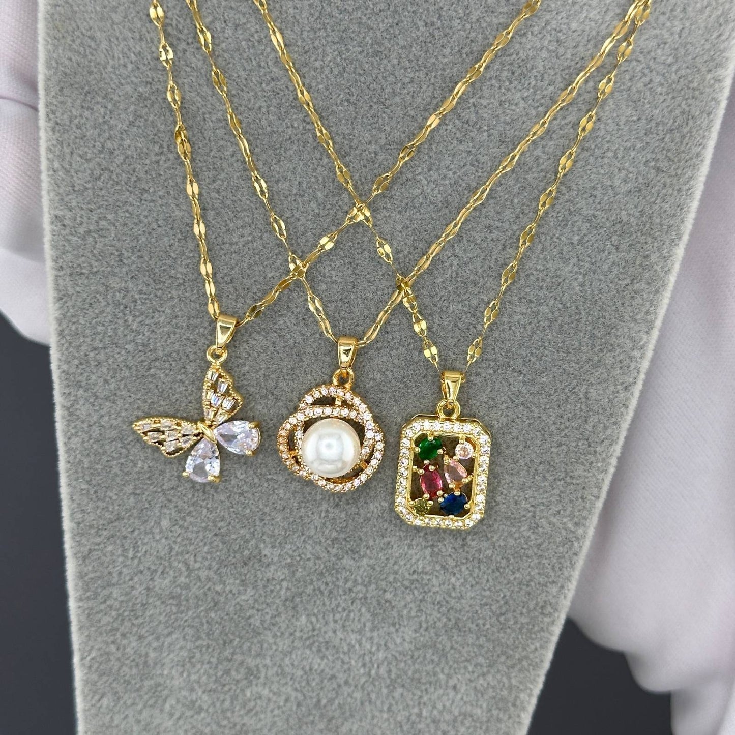 18K gold plated Stainless steel necklace