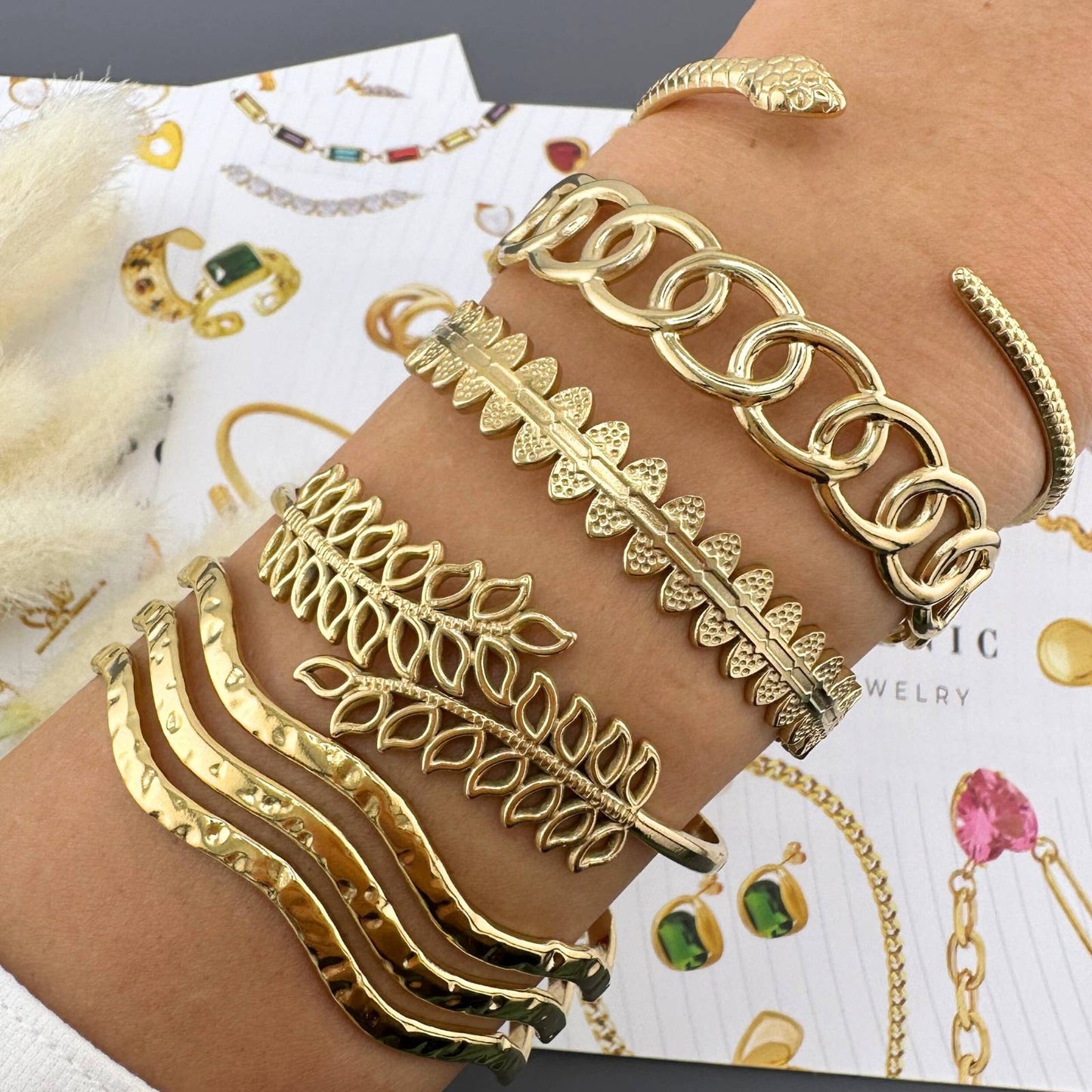 18K gold plated Stainless steel bracelet