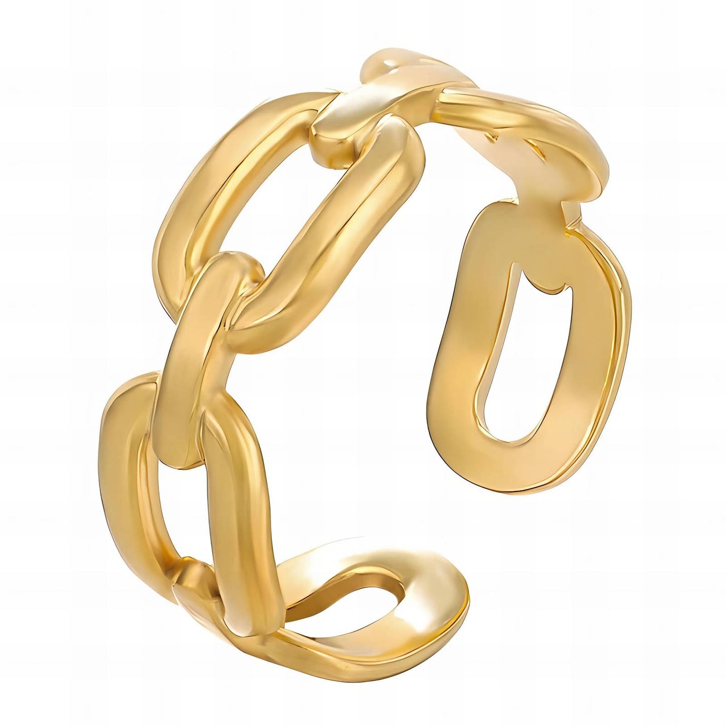 18K gold plated Stainless steel finger ring