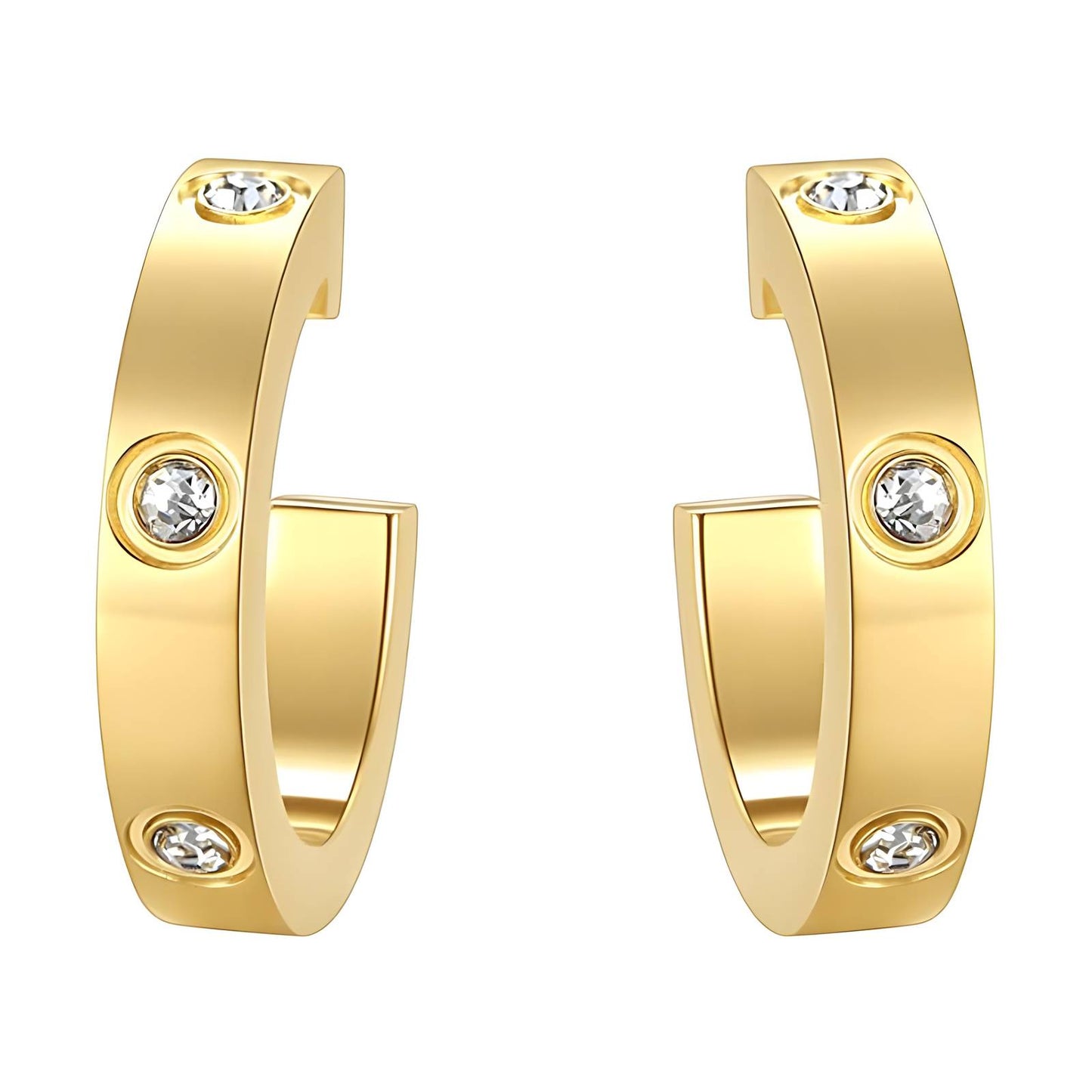 18K gold plated Stainless steel earrings